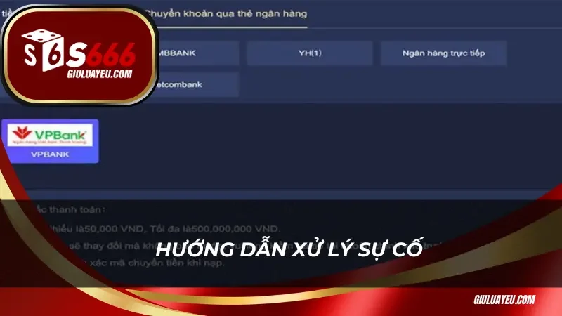 Hướng dẫn xử lý sự cố